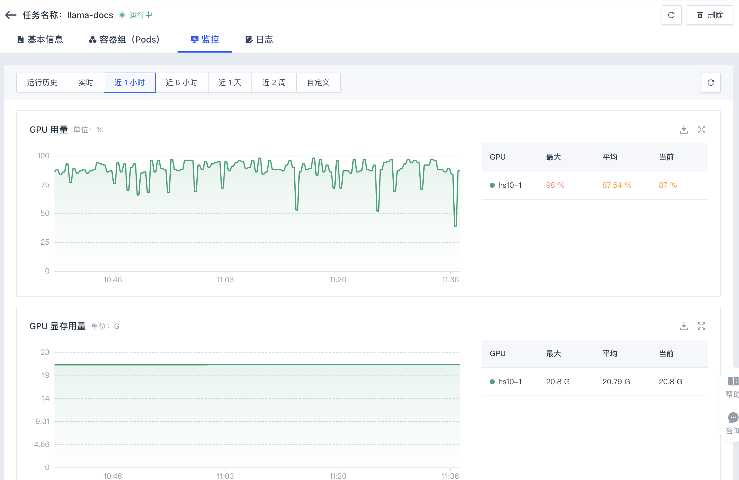 develop training job monitor