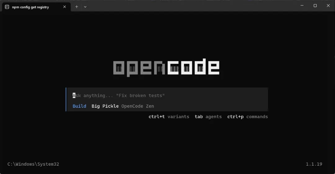 opencode 1