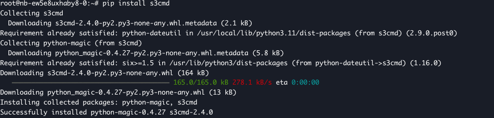 s3cmd 1